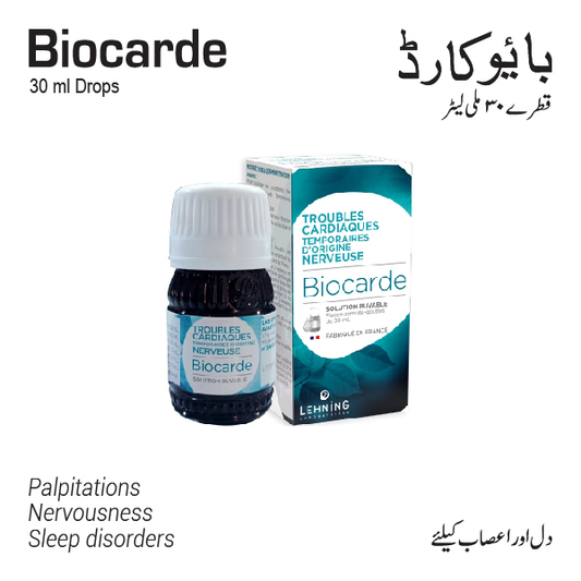 Biocarde (Nervousness and heart palpitations)